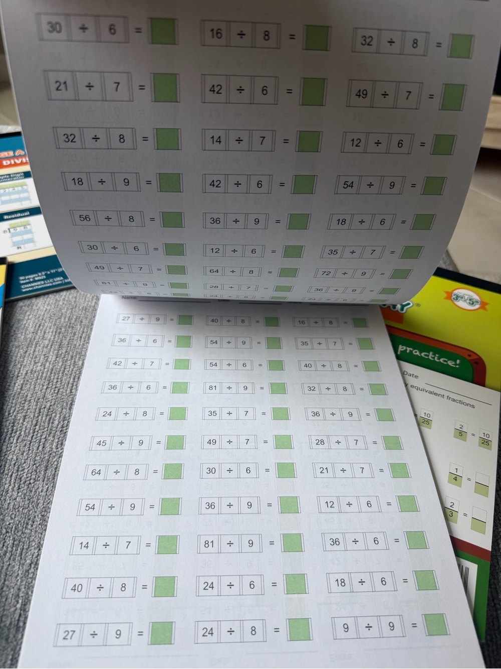 Page-a-Day Math Workbooks Homeschool Math Practice - Picture 3 of 4
